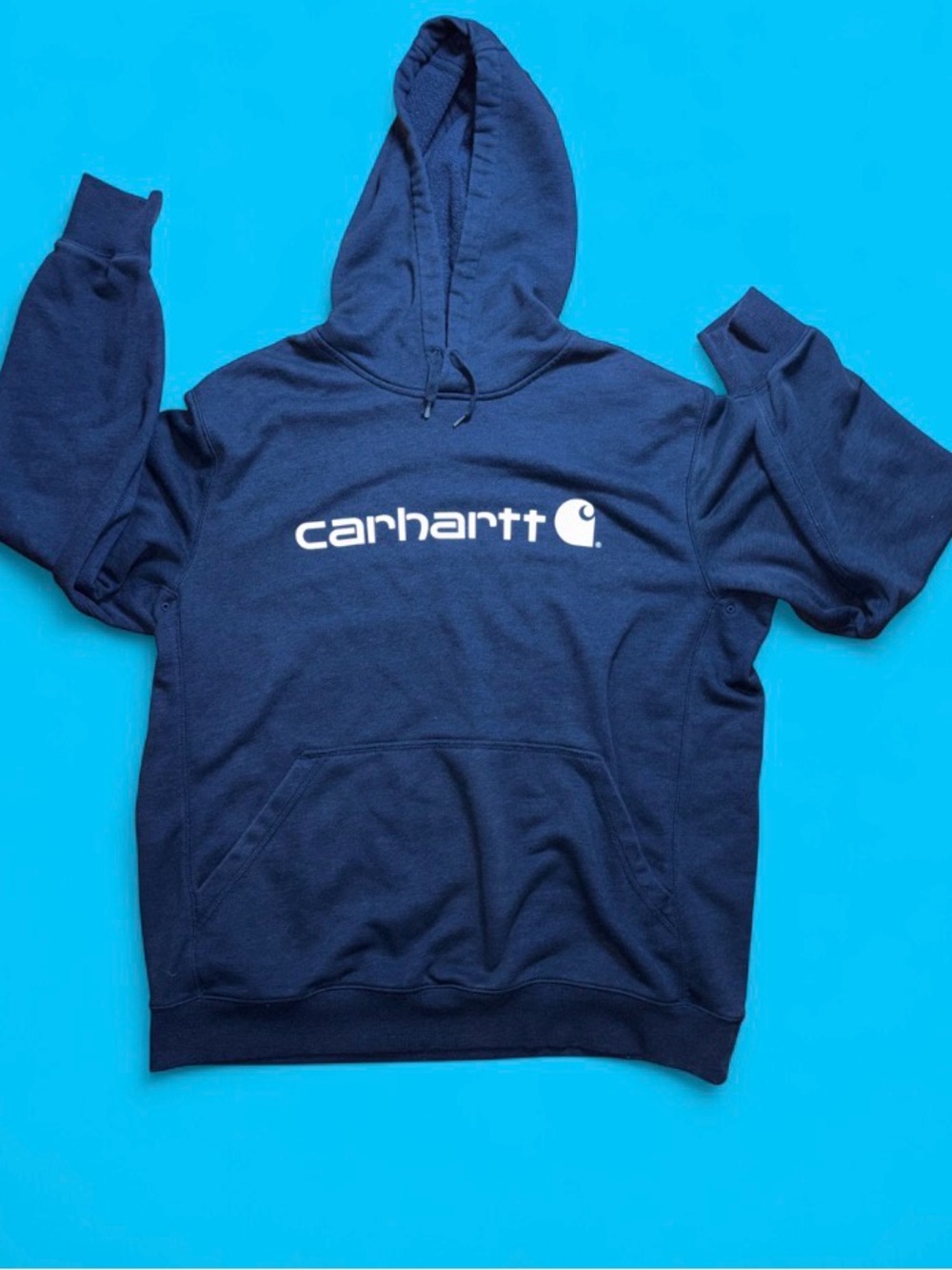 Carhartt Black Logo Hoodie